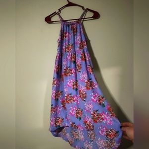 Old Navy Floral Dress Girl's Lg (10-12)